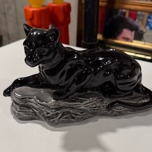 Vintage ceramic panther